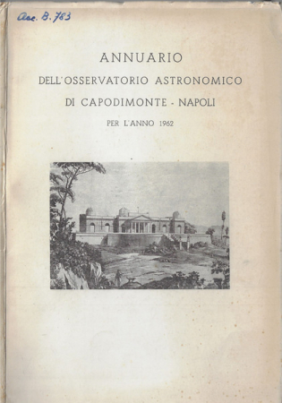 Annuario dell'Osservatorio astronomico di Capodimonte - Napoli