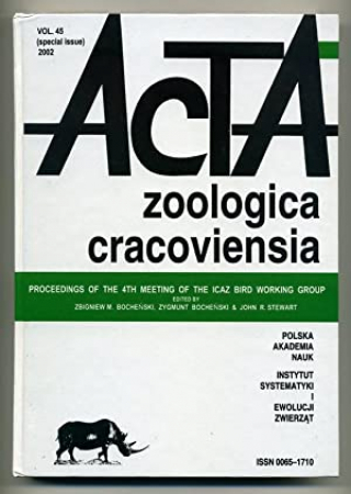 Acta zoologica cracoviensia