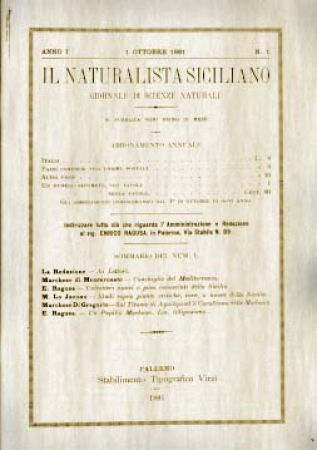 Il naturalista siciliano