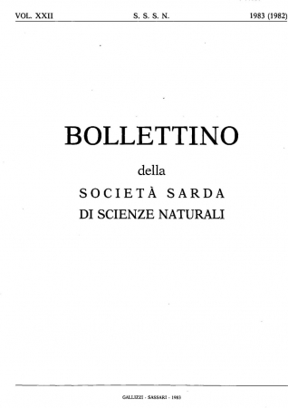 Bollettino della Società sarda di scienze naturali