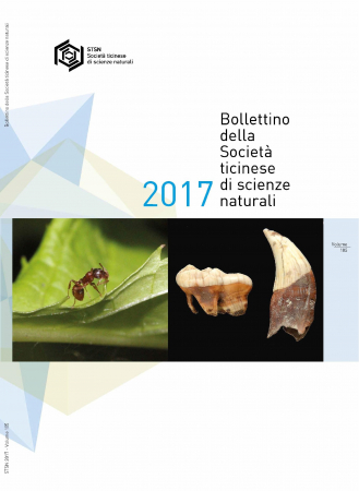 Bollettino della Società ticinese di scienze naturali