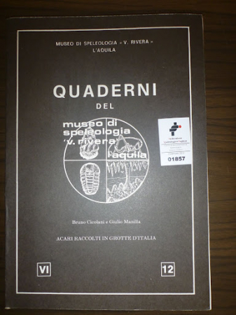 Quaderni del Museo di speleologia V. Rivera