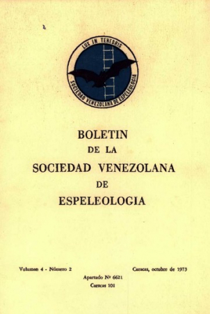 Boletin de la Sociedad venezolana de espeleologia