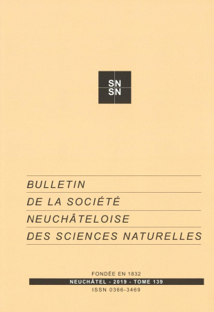 Bulletin de la Société neuchateloise des sciences naturelles
