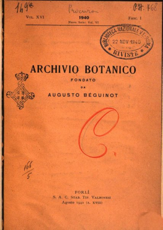 Archivio botanico