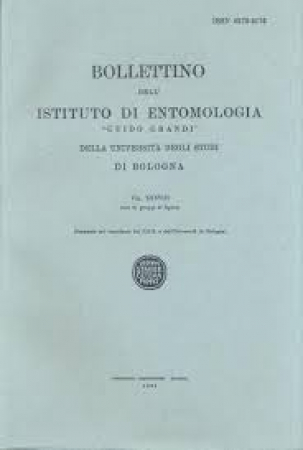 Bollettino dell'Istituto di entomologia Guido Grandi della Università degli studi di Bologna