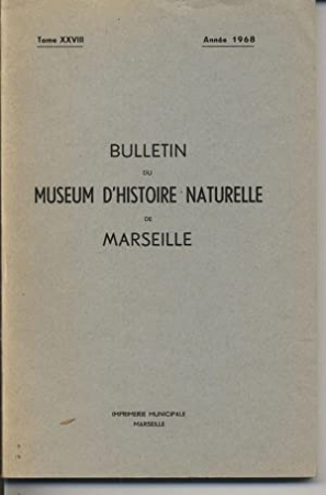 Bulletin du Muséum d'histoire naturelle de Marseille