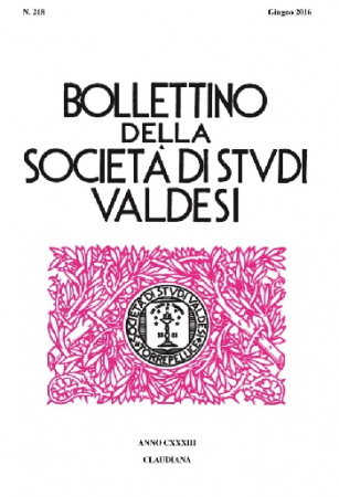 Bollettino della Società di studi valdesi