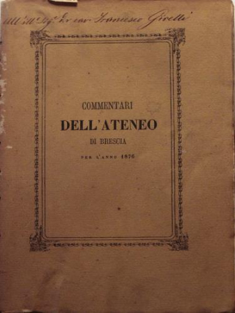 Commentari dell'Ateneo di Brescia per l'anno ...