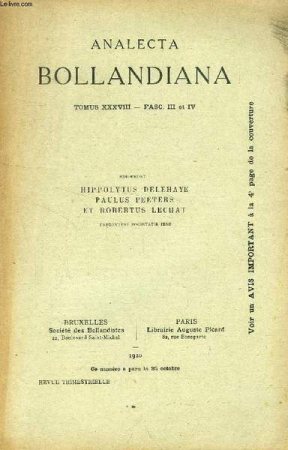 Analecta Bollandiana