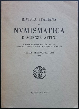 Rivista italiana di numismatica e scienze affini