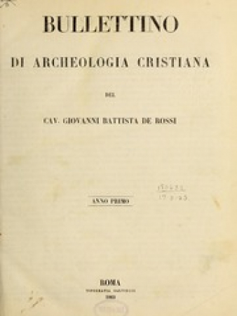 Bullettino di archeologia cristiana