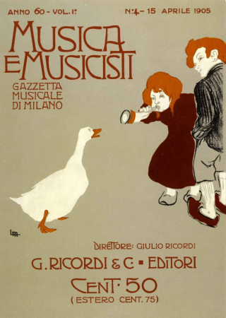 Musica e musicisti, Gazzetta musicale di Milano