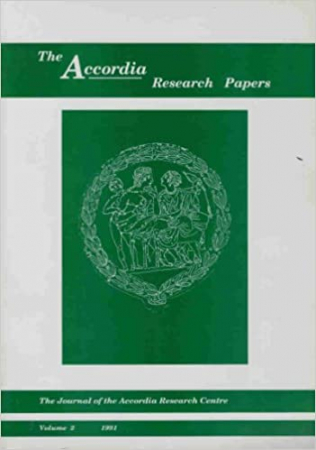 The Accordia research papers