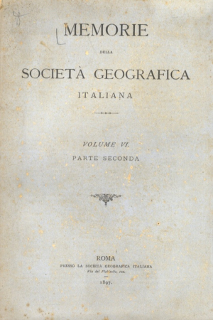 Memorie della Società geografica italiana