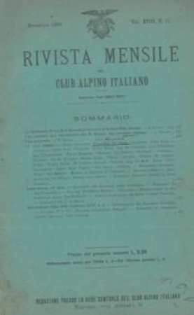Rivista mensile del Club alpino italiano