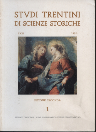 Studi trentini di scienze storiche. Sezione seconda