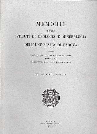 Memorie degli Istituti di geologia e mineralogia dell' Università di Padova