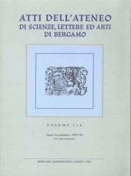 Atti dell' Ateneo di scienze, lettere ed arti di Bergamo