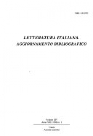 Letteratura italiana, aggiornamento bibliografico