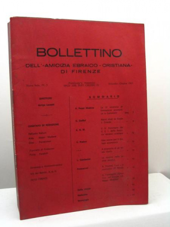 Bollettino dell'amicizia ebraico-cristiana di Firenze
