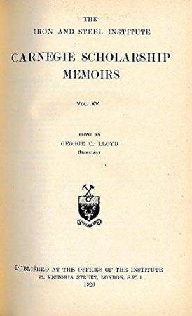 Carnegie scholarship memoirs