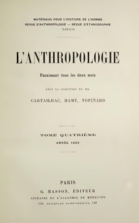 L'anthropologie
