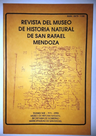 Revista del Museo de historia natural de San Rafael, Mendoza