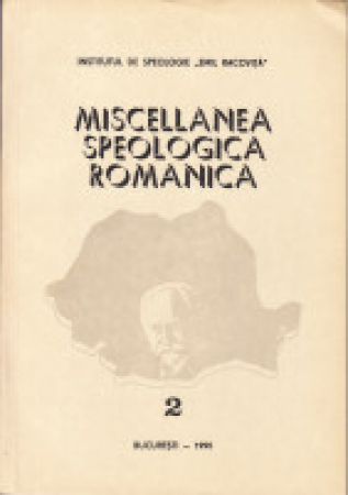 Miscellanea speologica romanica