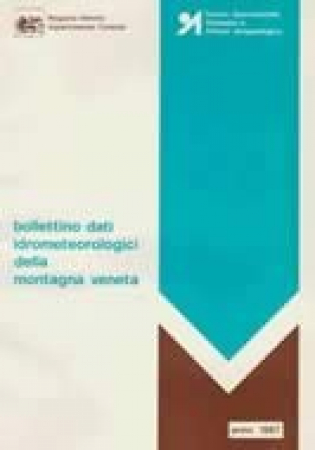 Bollettino dati idrometeorologici della montagna veneta