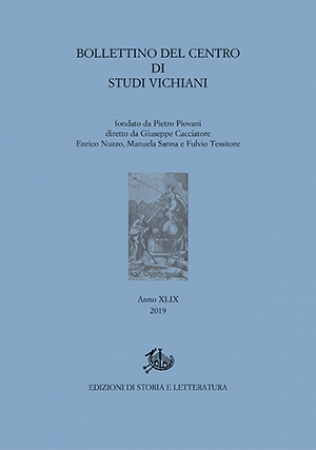 Bollettino del Centro di studi vichiani