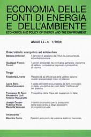 Economia delle fonti di energia e dell'ambiente