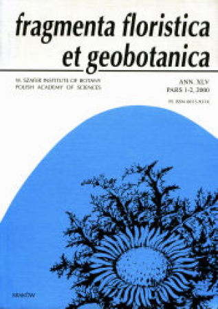 Fragmenta floristica et geobotanica