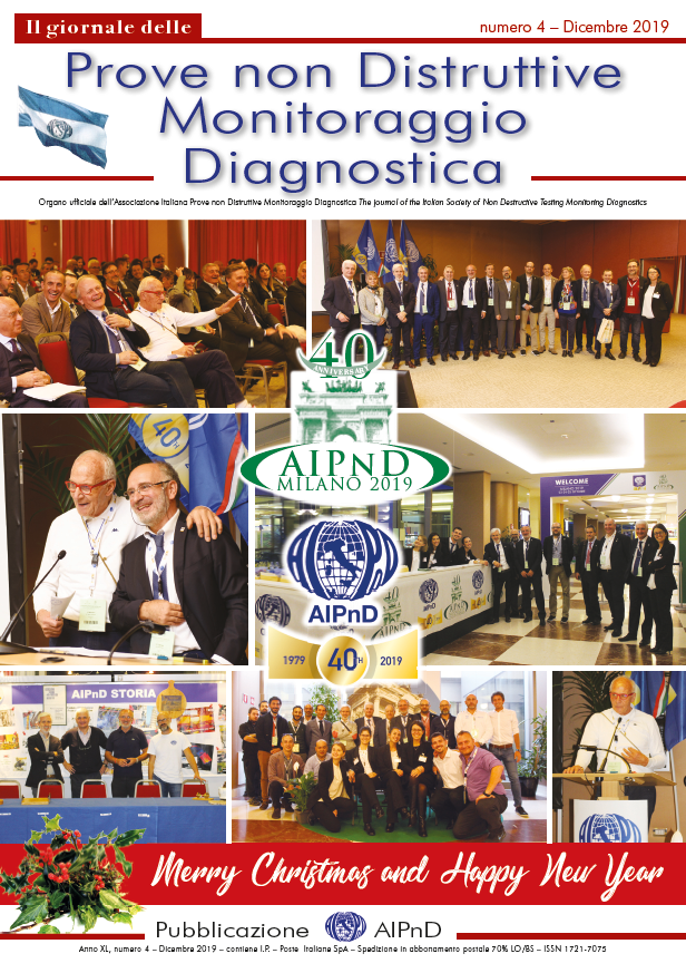 Il giornale delle prove non distruttive monitoraggio diagnostica