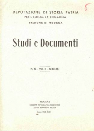 Studi e documenti