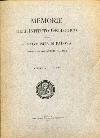 Memorie dell' stituto geologico dell'Università di Padova