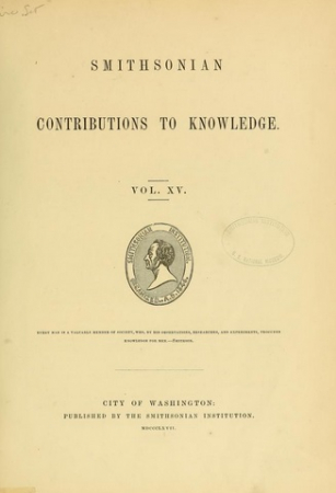 Smithsonian contributions to knowledge