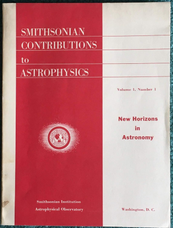 Smithsonian contributions to astrophysics