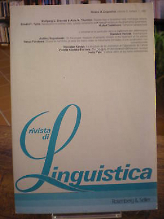 Rivista di linguistica