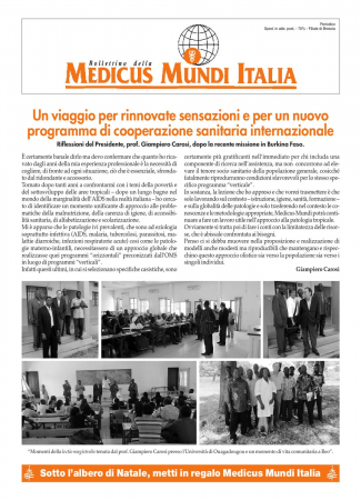 Bollettino della Medicus mundi Italia