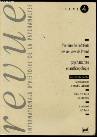 Revue internationale d'histoire de la psychanalyse
