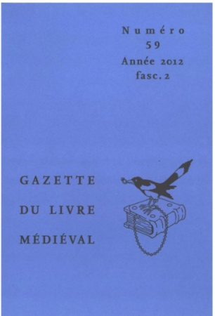Gazette du livre medieval