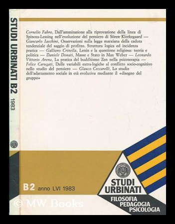 Studi urbinati. B2, Filosofia, pedagogia, psicologia