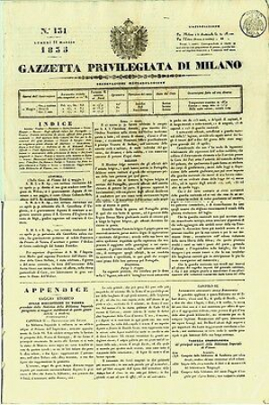 Gazzetta privilegiata di Milano