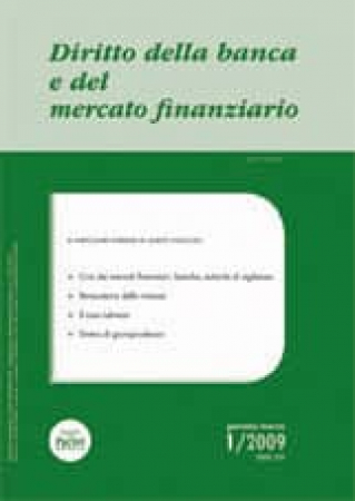 Diritto della banca e del mercato finanziario