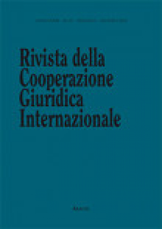 Rivista della cooperazione giuridica internazionale