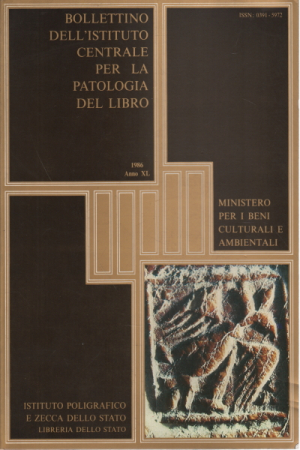 Bollettino dell'Istituto centrale per la patologia del libro