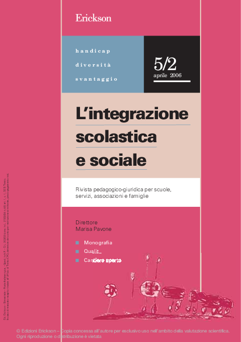 L'integrazione scolastica e sociale