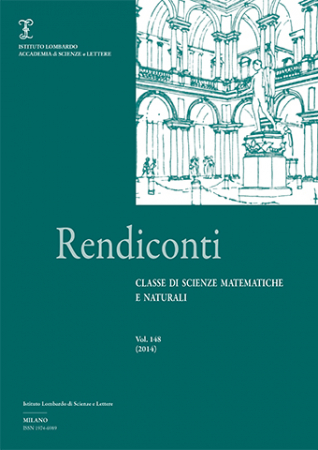 Rendiconti. Classe di scienze matematiche e naturali