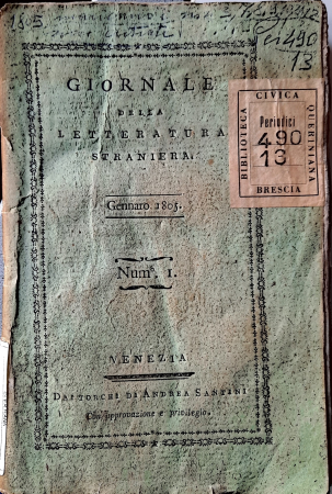 Giornale della letteratura straniera